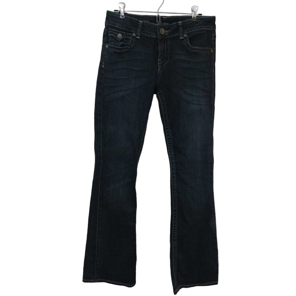 Kut from the Kloth Blue Natalie High Rise Boot Cut Denim Jeans Womens Size 6 32”
